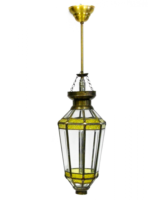 Orientální lampa žlutá